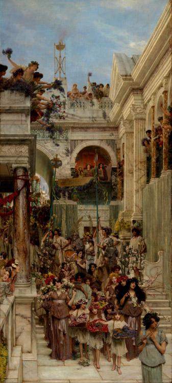 Alma-Tadema, Sir Lawrence Spring (mk23) oil painting image